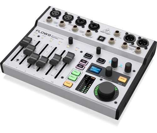 Behringer FLOW 8 Mezcladora digital de 8 entradas con control de audio y aplicaciones Bluetooth